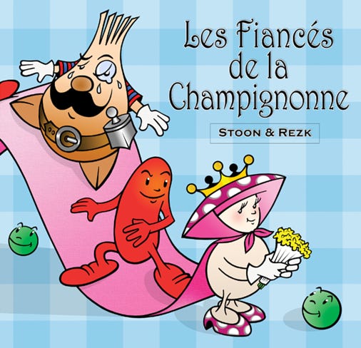 Couverture de l'album les fiancés de la champignonne